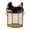 Black-Gold, variant on Metal Wire Chicken Egg Storage Basket with Ceramic Chicken Design Lid, Decorative Fresh Egg Holder Portable Round Collecting Basket, Kitchen Countertop Organizer for Eggs Vegetables Pantry Use