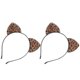 thumbnail image 3 of 2 diademas con orejas de gato y leopardo para fiestas de cosplay, 3 of 3