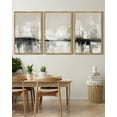 thumbnail image 5 of SHENIFY Abstract Wall Art 16x24in3pcs Natural Framed Decor Color Field Abstract Landscape Illustrations Modern Art Decorative Ready to Hang, 5 of 5