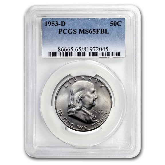 1953-D Franklin Half Dollar MS-65 PCGS (FBL)