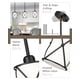 thumbnail image 2 of Paquete de 2 lámparas colgantes Osimir Glass Kitchen Island, color negro, 2 of 9