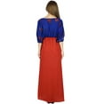 thumbnail image 3 of Bimba Women Empire Waist Long Maxi Dress 3/4 Sleeve Classy Summer Holiday Gown, 3 of 7