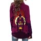 thumbnail image 3 of ICHUANYI Clearance Women's Fashion Halloween Printed Long Sleeved Cardigan Jacket Tops(Wine, XL) ICHUANYI WER2023081511489, 3 of 5