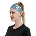 thumbnail image 4 of Wukai Rabbit And Rainbow Sports sweatband,Men & Women Sweatband Headband for Running, Cross Training, Racquetball, Working Out, 4 of 7