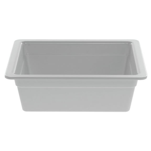 HUBERT® Serving Bowl Display Bowl 1/2 Size White Melamine - 10 3/8" L x 12 3/4" W x 4" H