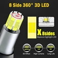thumbnail image 3 of For Chevy Malibu LED Headlight Bulbs (2016-2018), 9005+9005 High/Low Beam, 120W Super Bright LED Conversion Kit 24000LM, Newest CSP Chips 8 Sides Lighting Replacement, Pack of 4, Headlight Bulbs, 3 of 5