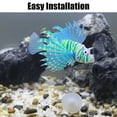 thumbnail image 5 of Aquarium Artificial Lion Fish Ornament Glowing Simulation Animal Decoration with Suction Cup Blue Pink, 5 of 7