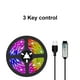 thumbnail image 1 of Tira de luces Led RGB para decoración de habitación, cinta Flexible de diodo con Bluetooth 5050, 30M, WS2812B, RGBIC, USB, retroiluminación de TV, 1 of 4