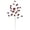 Red, variant on Crystal Christmas Tree Picks, 1 Pack 13inch Gold Acrylic Branch Stems with Decorative Berries, Christmas Picks for Tree, Wreath, Garland, Centerpiece and Vase Decor