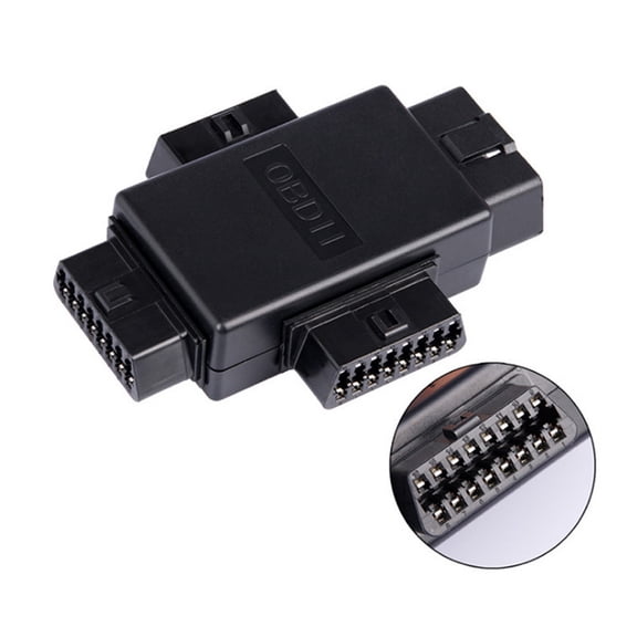 Hotpom Versatile OBDII 1-to-3 Splitter Adapter, for Car Computer Diagnostic Tools & More, Auto Repair Accessory Diagnostic Extender