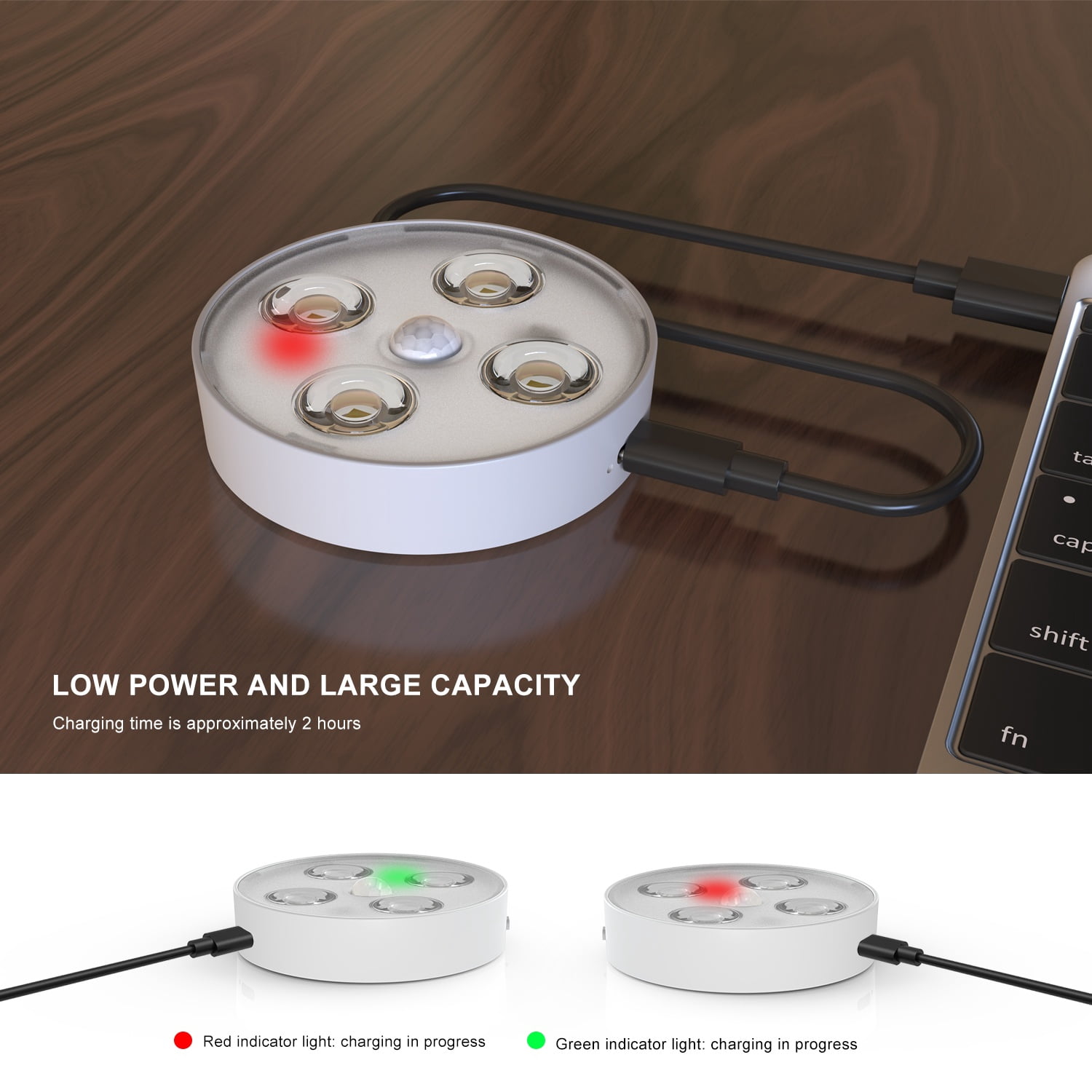 LED Round Night Light, RGB 13 Color Wireless Cabinet Light, With Remote Control, LED Spotlight, Cabinet Light Battery Powered, Suitable For Closet, Bedroom Wall, Cabinet, Walkway 6Pcs