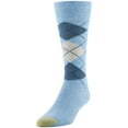 thumbnail image 2 of GOLDTOE Edition Mens Sun Washed Argyle Crew Socks, 6-Pack, 2 of 7