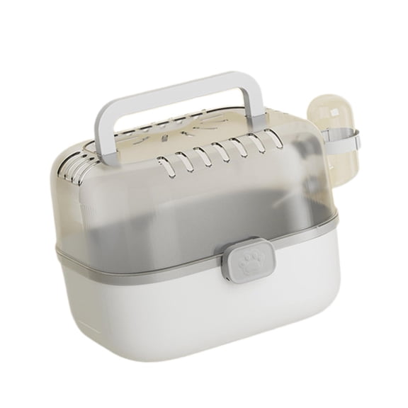 QSTDGVPW Hamster Cage Convenient Small Animal Cage for Gerbils Small Animals Hedgehog Gray