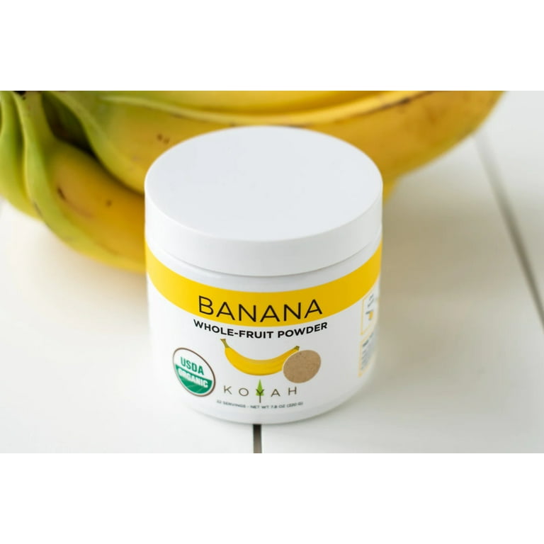 KOYAH - Organic Banana Powder - South America Grown & Freeze-Dried in the  USA 