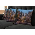 thumbnail image 5 of Ambesonne Gothic Throw Pillow Cover 4 Pack, York Minster View, 24", Multicolor, 5 of 5
