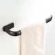 thumbnail image 2 of Toallero de pared con riel para toallas, toallero para baño y cocina. Negro, 2 of 9