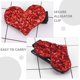 thumbnail image 2 of GOOHOCHY 2 pinzas para el pelo con forma de corazón para San Valentín, con lentejuelas y purpurina, accesorios para niñas, mujeres y niños, para el Día de la Madre, bodas y celebraciones navideñas., 2 of 7