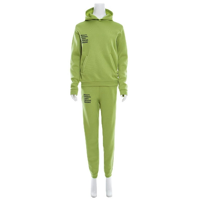 adidas Originals Green Hoodie and Sweatpants Set
