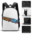 thumbnail image 3 of Thomas & Friends Backpack Trio Set Durable Polyester Bookbag Lunch Pouch and Pencil Organizer for Teens, 3 of 5