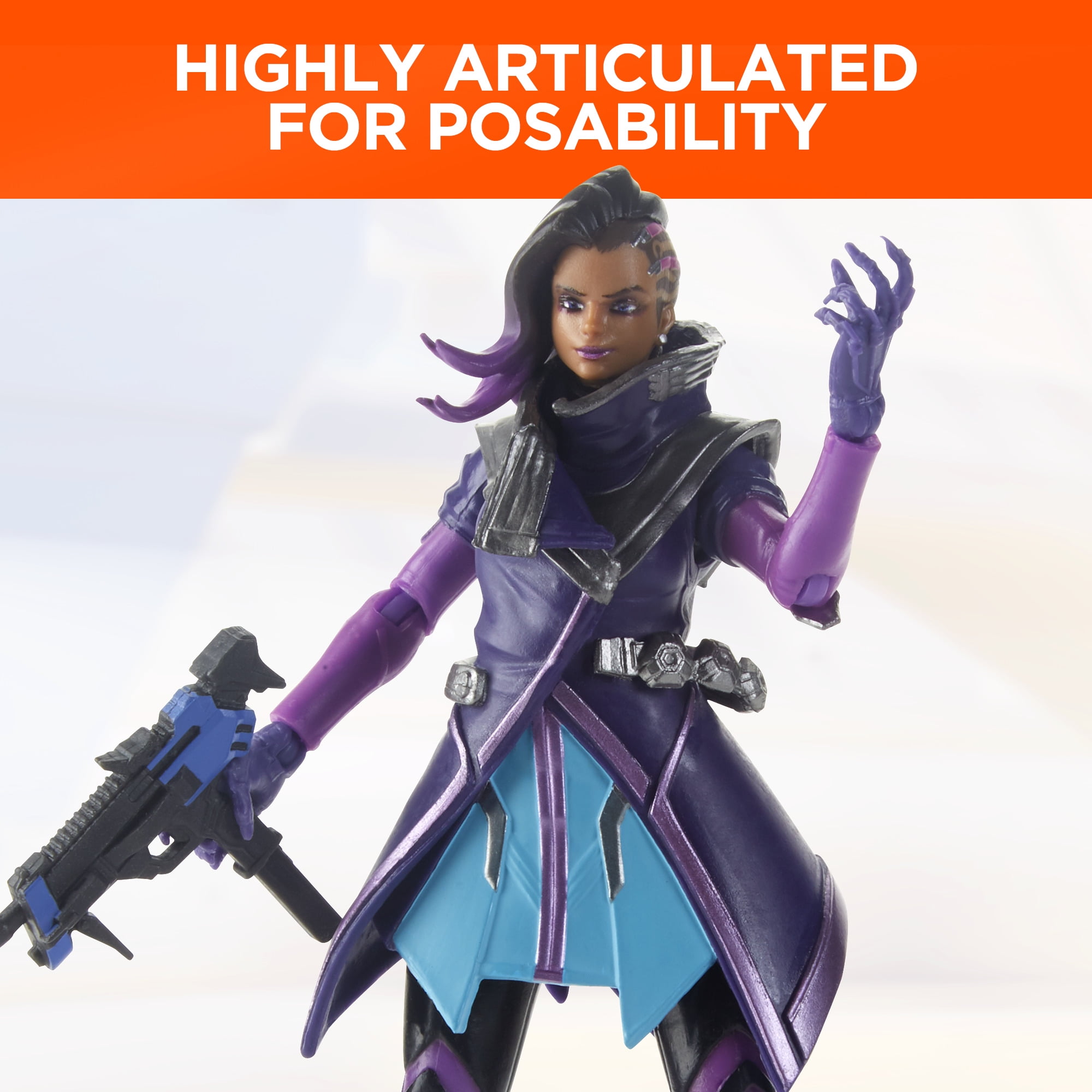Overwatch Ultimates Series Sombra 6-Inch-Scale Collectible Figure, Ages 4 and Up