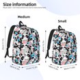 thumbnail image 2 of Fotbe Panda Cute Hearts Mochila de Lona con Estampado, Mochila Duradera, Mochila Versátil de Alta Calidad, Mochila Compacta Vintage-Medium, 2 of 5