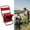 Red, variant on Fishing Chair with Cooler Bag Compact Foldable Stool, Multi Use Backpack Chair with Cooler Bag, Portable Lightweight High Back Chair for Hiking Camping Picnic Outdoor