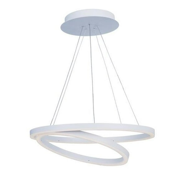 E22847-MW-ET2 Lighting-Cirque-134W 2 LED Pendant-23.75 Inches wide by 6 inches high