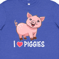 thumbnail image 4 of Inktastic I Love Piggies- Cute Pig Youth T-Shirt, 4 of 5
