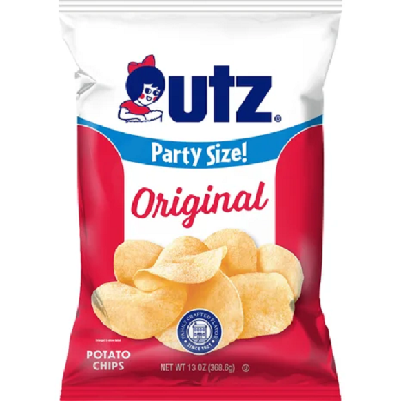 Utz Original Potato Chips, 3Pack 13 oz. Party Size Bags