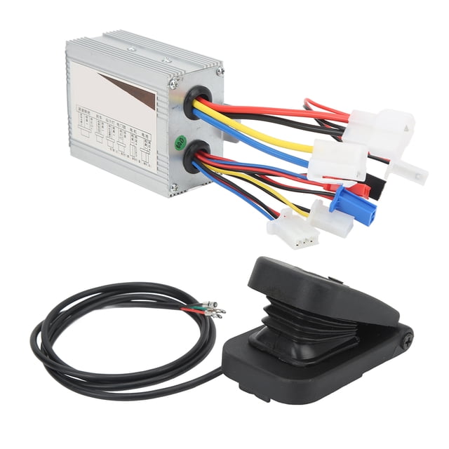 Juego De Controlador De Velocidad Cepillado, Pedal Del Acelerador DC24V Universal A Prueba De Herrumbre Para Scooter De Bicicleta Eléctrica ANGGREK Electric Scooter Brushed Controller