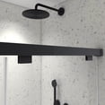 thumbnail image 3 of 54-Inch Frameless Double Sliding Shower Door Matte Black with Adjustable Soft-Close, 8mm Tempered Glass, Nano-Easy Clean & Anti-Burst Film for Safe Installation, 3 of 8