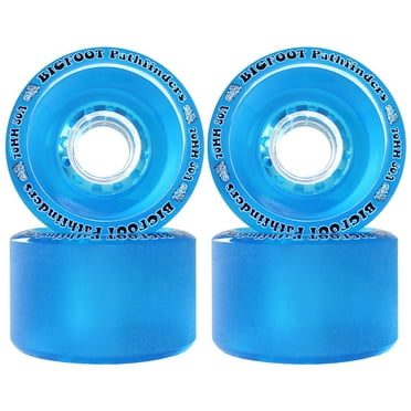 Bigfoot Freeride Longboard Wheels Stoneground Pathfinders 70mm x 45mm 80a Blue
