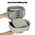 thumbnail image 6 of Unique Bargains 1 Set Cosmetic Bag Travel Makeup Bag Cosmetic Organizer Storage Bag for Women Gray 9.45"x6.10"x4.33", 6 of 6