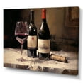 thumbnail image 2 of Designart "Clear Claret" Wine Canvas Art Print, 2 of 7