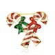 thumbnail image 1 of Yuarrent Decorado Árbol de Navidad Botas de Papá Noel Muñeco de nieve Campana Broche Bufanda Collar Solapa Broche de Navidad Regalo de niña Kits de decoración para fiestas No.06 Yuarrent JR0793-06, 1 of 6