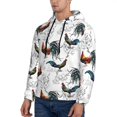 thumbnail image 3 of Sigee Cool Chicken for Men's Pullover Hoodie Sweatshirts Adult Casual Long Sleeve Sweatshirts ,Sizes S-4XL-Medium, 3 of 7