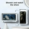 thumbnail image 1 of AMERTEER Phone Holder 180-Degree Rotation Retractable Anti-Fog Touch Screen Design Wall-Mounted Shower Phone Stand Box Blue One Size, 1 of 13