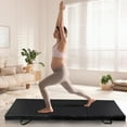 thumbnail image 3 of 6' x 2' Tri-Fold Portable Folding Exercise Gym Mat Extra Thick Foam Gymnastics Mat Aerobics Yoga Martial Arts MMA Stretching Core Workouts w/Carrying Handle, 3 of 9