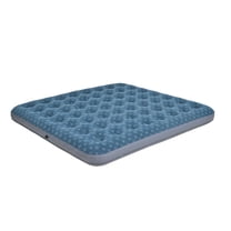 Honeydrill King Size Camping Air Mattress Patterned Airbed with Flocked Surface