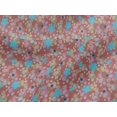 thumbnail image 4 of oneOone Viscose Jersey Fabric Dot & Flower Floral Printed Craft Fabric BTY 60 Inch Wide, 4 of 5