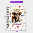 thumbnail image 5 of Back to School Cute Shih Tzu Spiral Bound Journal Lion Dog Lover Gifts 5x7in Spiral Notebook - 13010, 5 of 5