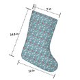thumbnail image 2 of Christmas Stockings,Light Blue Christmas Snowman Pattern Stockings Christmas,14.8'' Xmas Stockings,Christmas Party Favors,Christmas Party Decorations,Christmas Stockings Personalized, 2 of 5