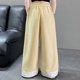 thumbnail image 4 of Odeerbi 3-16 Años Niñas Pantalones de Chándal de Algodón Con Ribete de Encaje Workout Athletic Sports Pantalones de Pierna Ancha Cintura Alta Joggers Con Bolsillo, 4 of 5