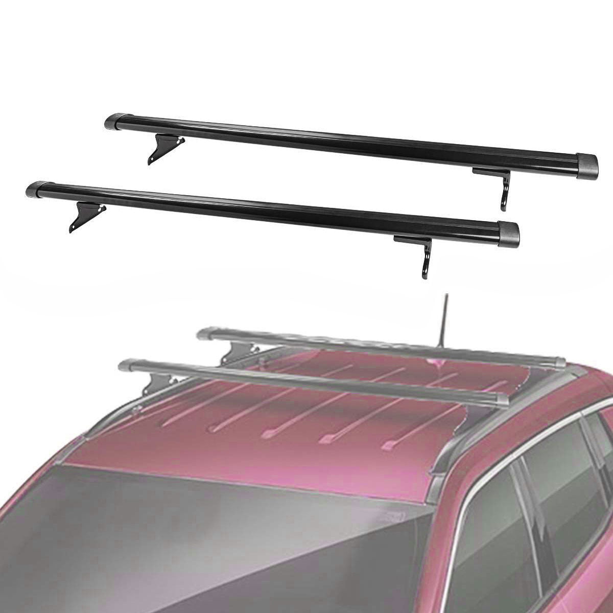 Roof Rack Aluminum Cross Bars For 2018-2022 Jeep Compass Cargo Carrier Replacement ,2-Pack 2018 Jeep Compass Roof Rack Cross Bars