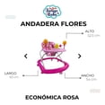 thumbnail image 5 of Andadera Para Bebé Babytek Juguetero Abeja Rosa, 5 of 5