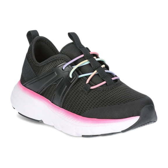 Athletic Works Girls Cage Knit Slip On Sneakers