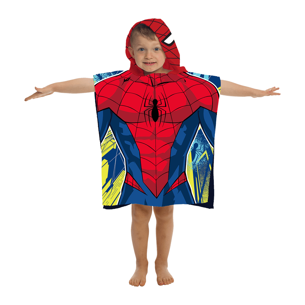 Marvel Spiderman Fire Childrens Poncho 