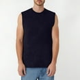 thumbnail image 4 of Men's Sleeveless Denim Tank Top Casual Vintage Washed Look For Summer ComFortable Fit Versatile Style, 4 of 5