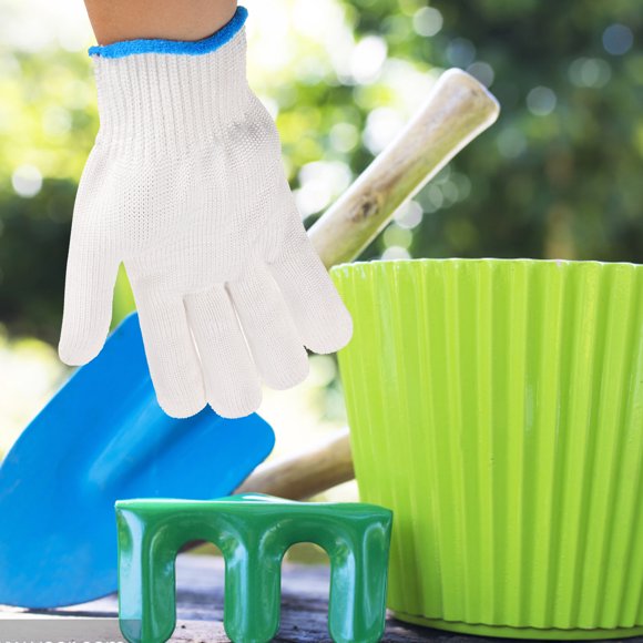 HEALEEP 12 Pares De Guantes Resistentes Para Trabajo Y Jardinería Con Protección Antideslizante