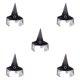 thumbnail image 1 of Naiovety Sombreros de brujas para adultos combinados: accesorios de fiesta elegantes y resistentes para Halloween, duraderos y no negros Type2 NO2, 1 of 6